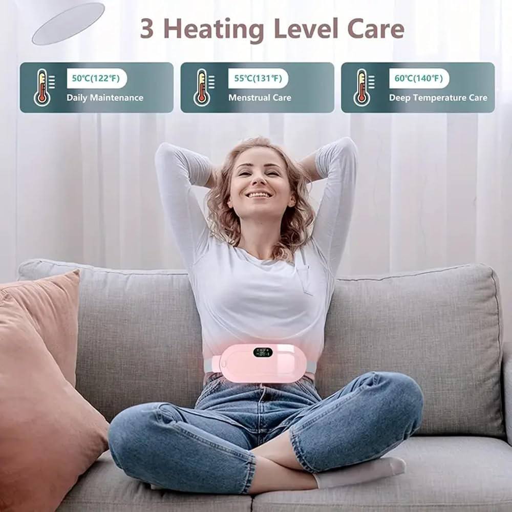 Ceinture Chauffante & Massante Sans Fil – Confort Menstruel
