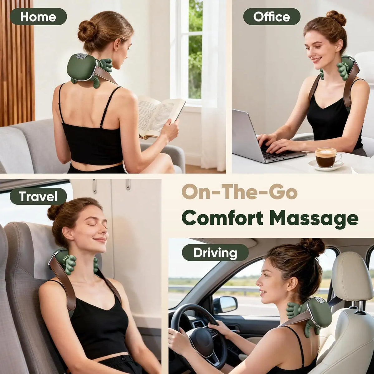 Masseur cou & épaules rechargeable | Kenzis Relax