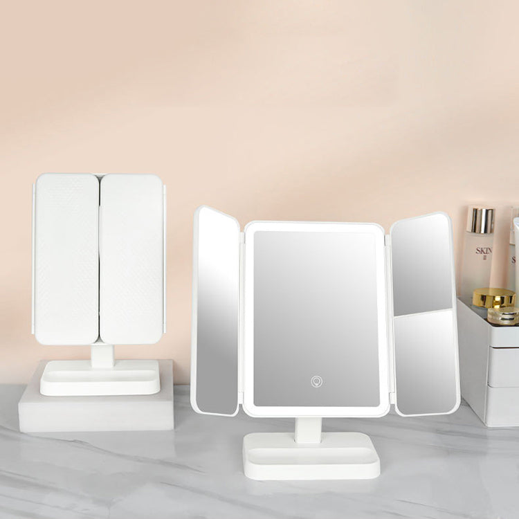 Miroir cosmétique LED pliable Kenzis