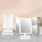 Miroir cosmétique LED pliable Kenzis