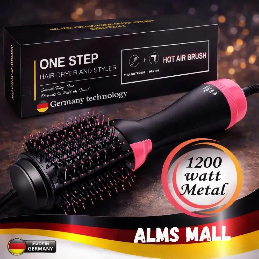 Brosse Soufflante 2-en-1 – Sèche & Lisse les Cheveux | 1200W